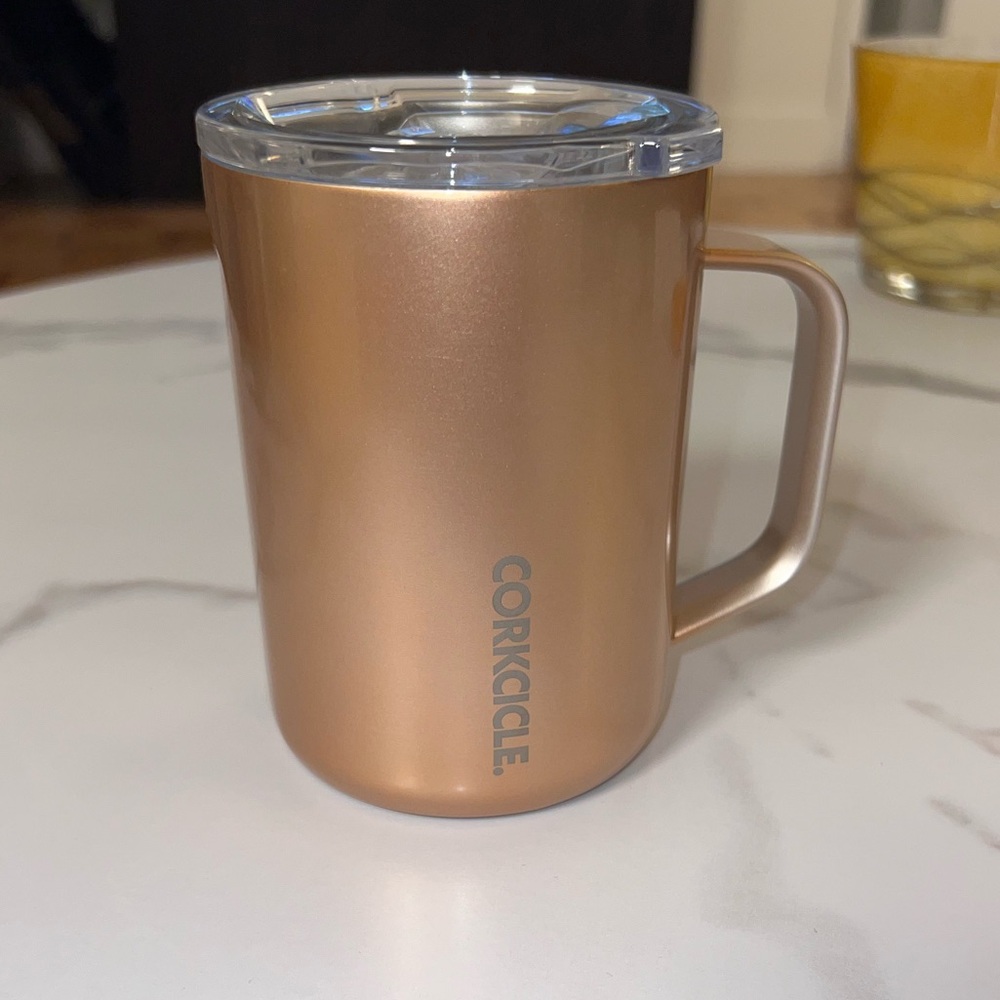 Corkcicle 16 oz coffee mug in Metallic Copper!